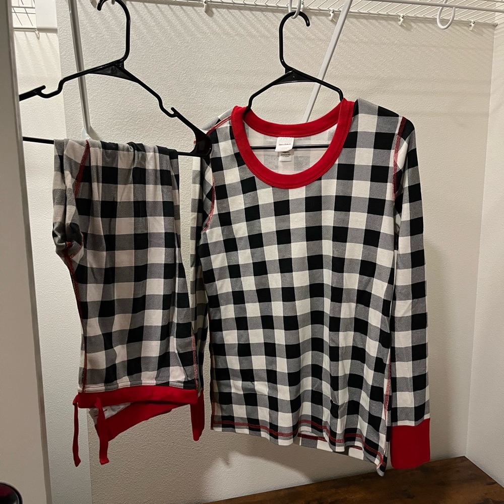 Hanna Andersson - Holiday Print Long John Pajama Set - Size L